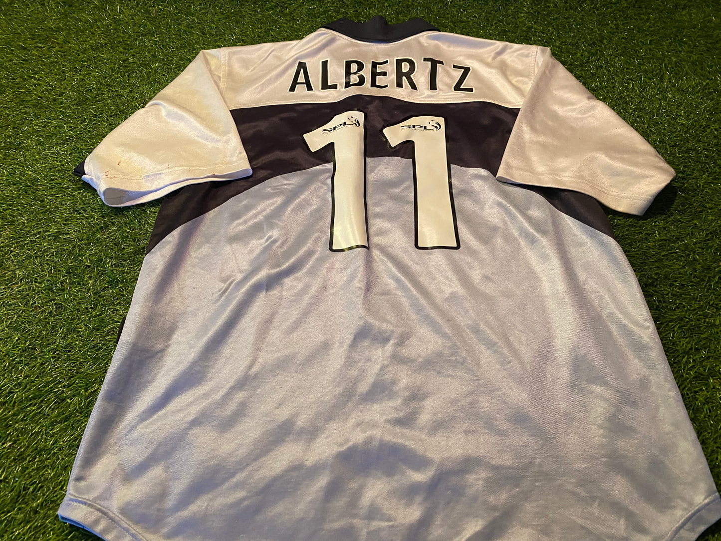 Glasgow Rangers Scotland Football Medium Mans Rare Vintage Albertz no11 Nike 1999 3rd Jersey