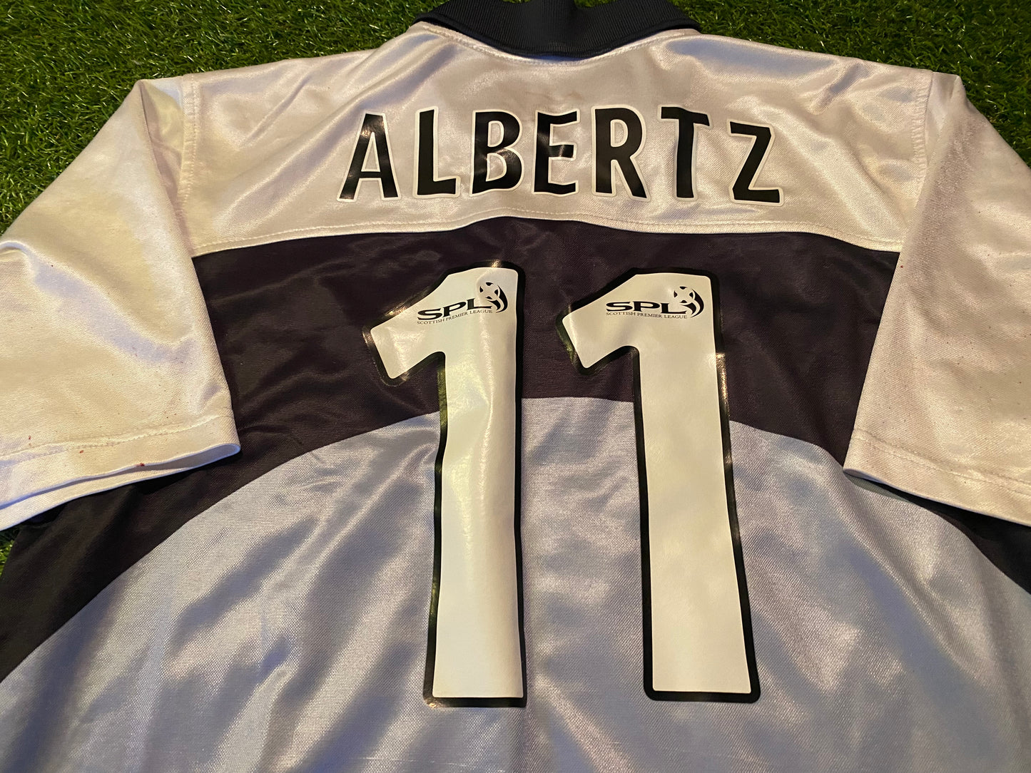 Glasgow Rangers Scotland Football Medium Mans Rare Vintage Albertz no11 Nike 1999 3rd Jersey