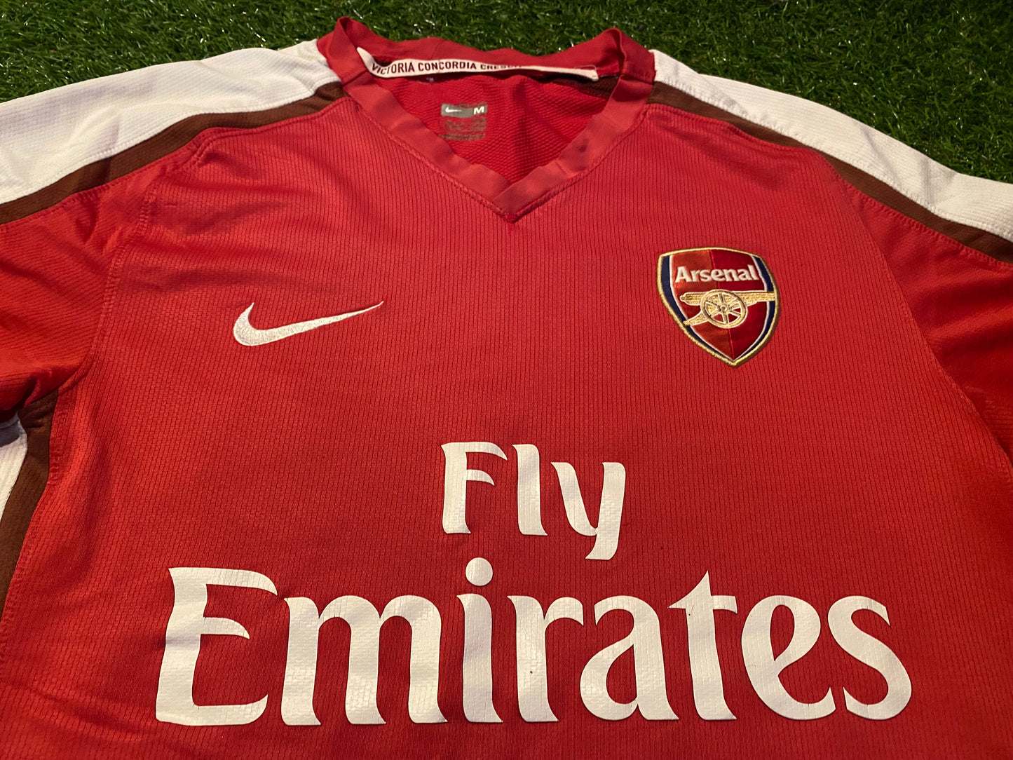 Arsenal England Football Soccer Medium Mans Nike Made 2008 Home Jersey