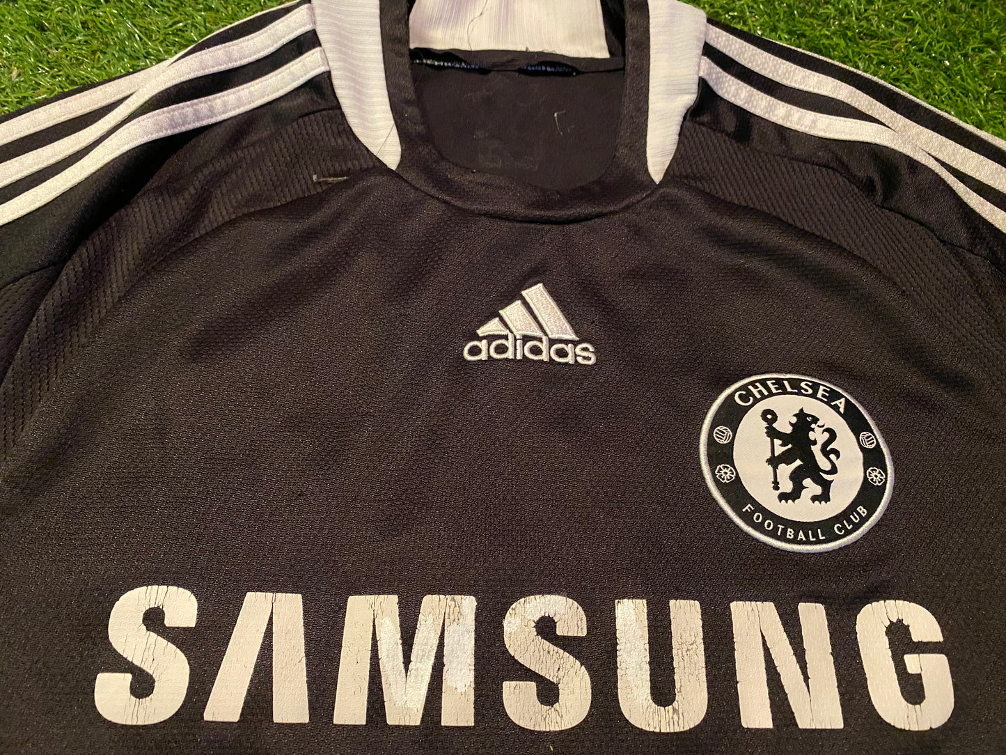 Chelsea England Soccer Football Medium Mans Adidas Made 2008/2009 Away Jersey