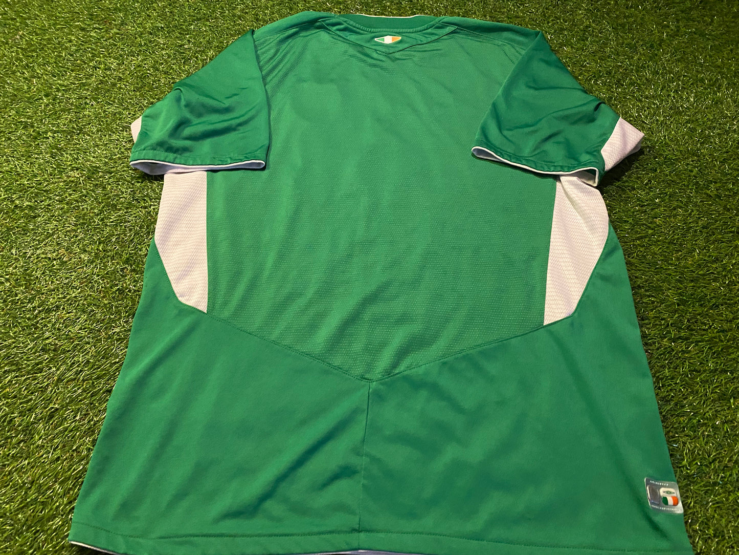 Republic of Ireland Irish Eire Football Soccer Large Mans Umbro Made Home Jersey