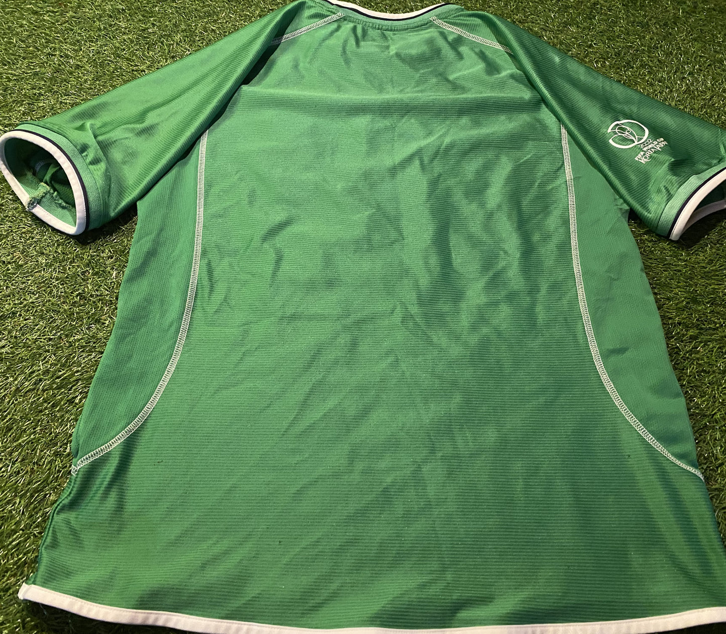 Republic of Ireland Irish Eire Football Soccer Large Mans Umbro Made World Cup 2002 Jersey