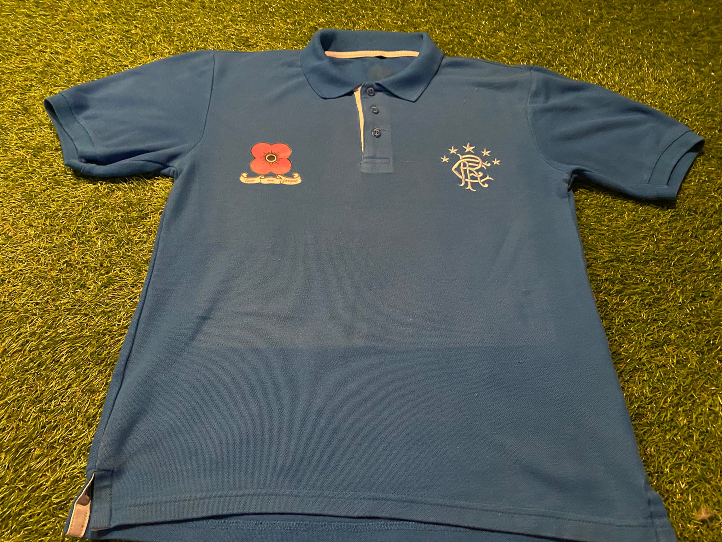 Glasgow Rangers Scotland Scottish Soccer Football Medium Mans Polo Jersey