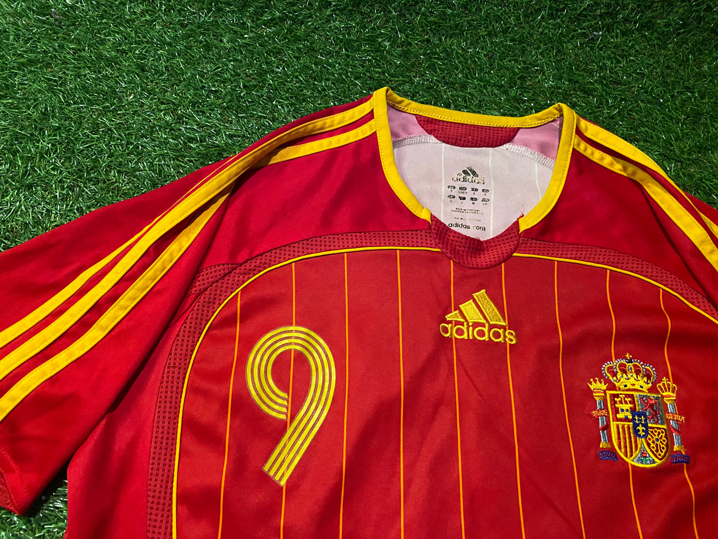 Spain Espana Soccer Football Torres no9 Small mans World Cup 2006 Home Jersey