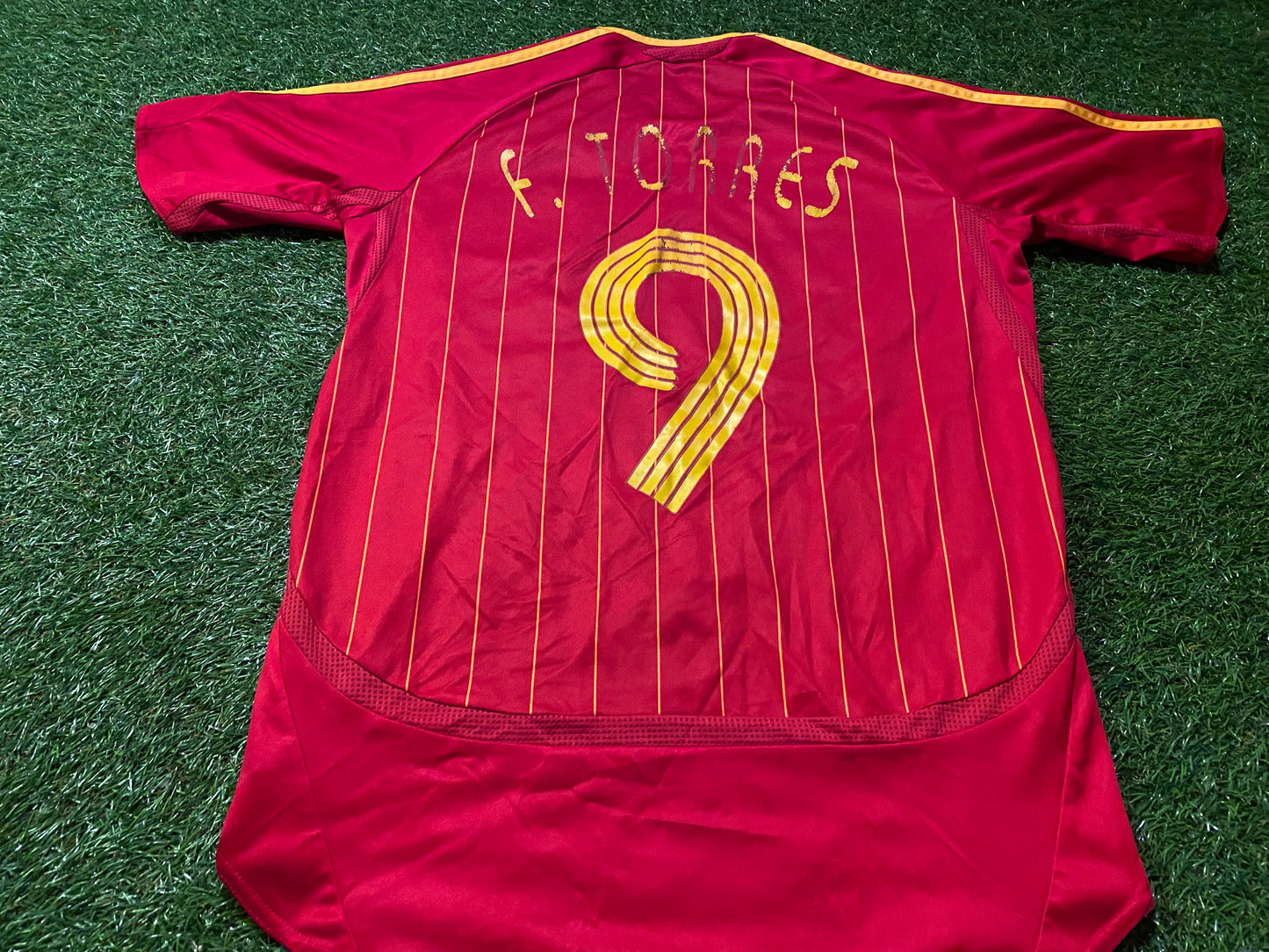 Spain Espana Soccer Football Torres no9 Small mans World Cup 2006 Home Jersey