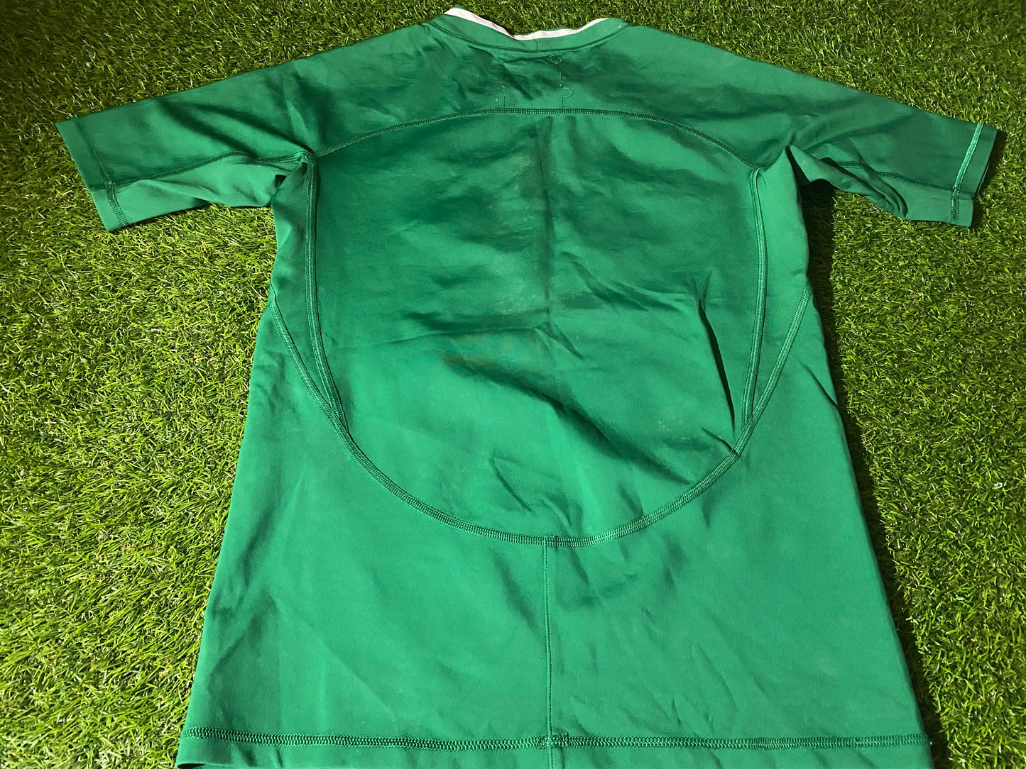 Ireland IRFU Eire Irish Rugby Union Football Medium Mans Puma Player Issued Tight Fit Jersey