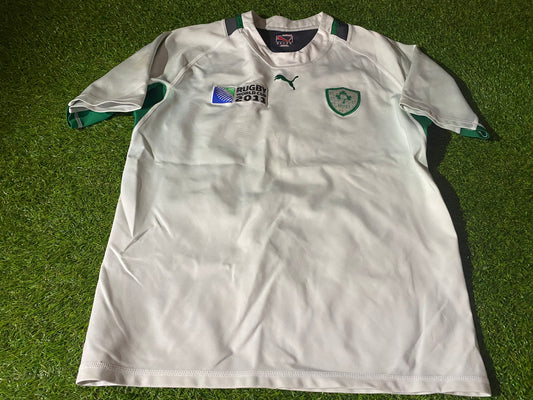 Ireland IRFU Eire Irish Rugby Union XXL 2XL Mans World Cup 2011 Tight Fit Player Issue Jersey