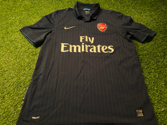 Arsenal England Football Soccer Large Mans Nike 2009/2011 EPL Away Jersey