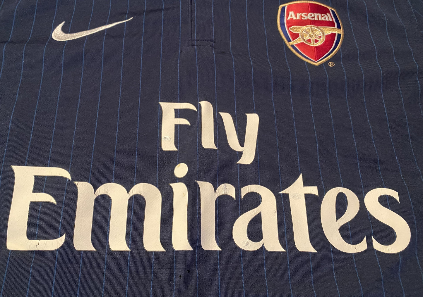 Arsenal England Football Soccer Large Mans Nike 2009/2011 EPL Away Jersey