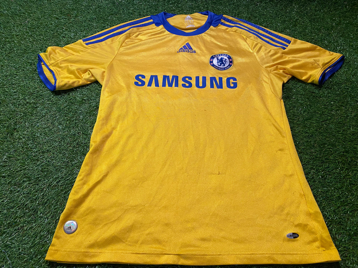 Chelsea England Soccer Football Medium Mans Adidas Made 2008/2009 Third Jersey