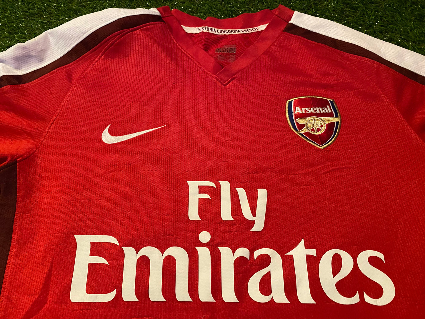 Arsenal England Football Soccer Medium Mans Nike Made 2008 Home Jersey