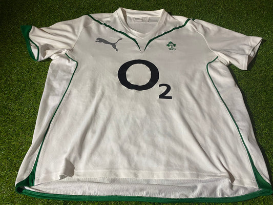 Ireland IRFU Eire Irish Rugby Union Football XXL 2XL Mans Puma Made Lighter Leisure Jersey