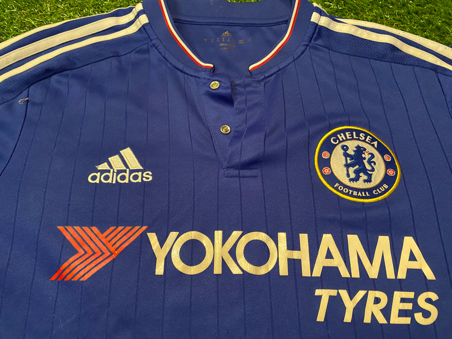 Chelsea England Soccer Football Medium Mans Adidas Made 2015/2016 Home Jersey