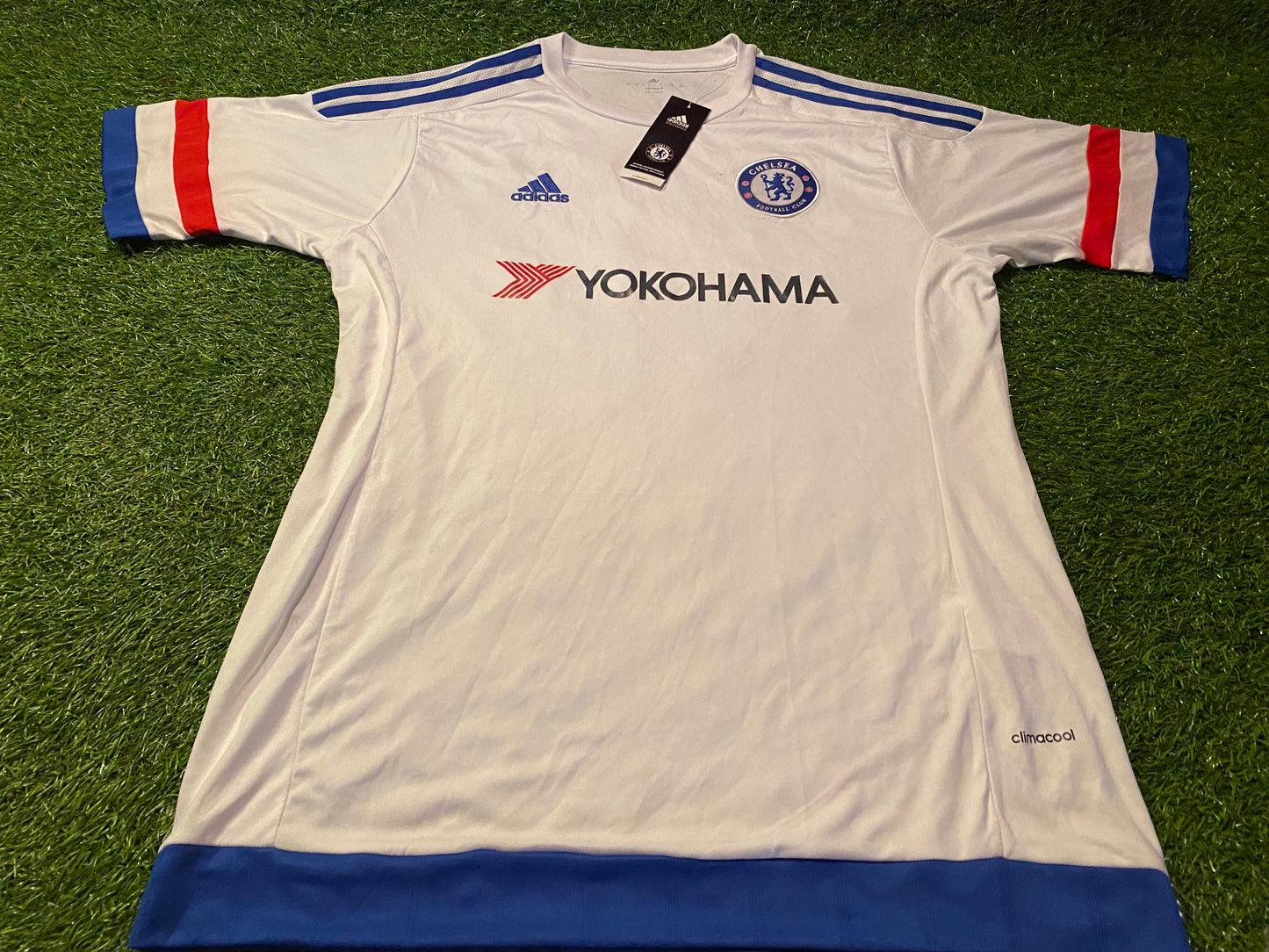 Chelsea England Soccer Football BNWT Large Mans 2015/2016 Made Away Jersey