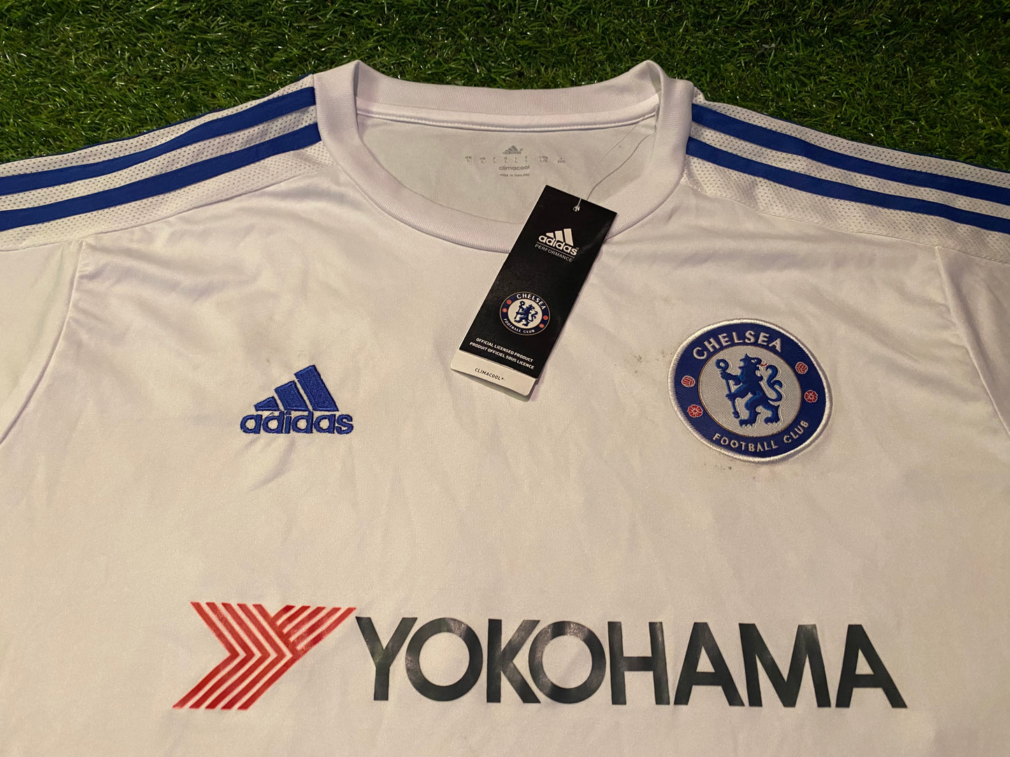 Chelsea England Soccer Football BNWT Large Mans 2015/2016 Made Away Jersey