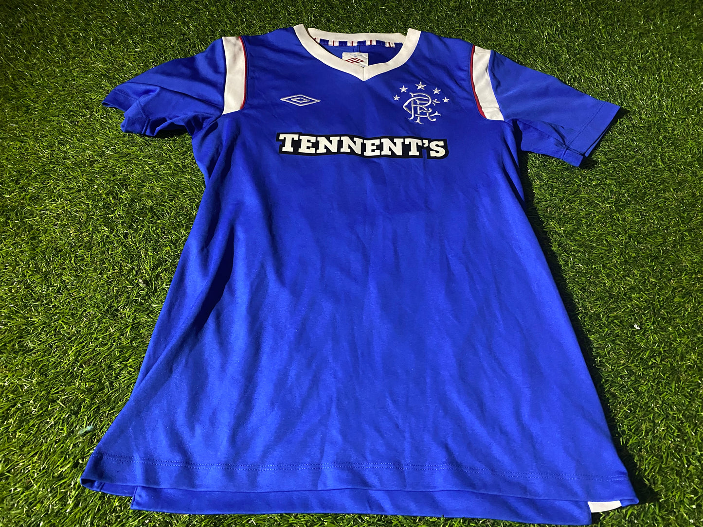 Glasgow Rangers Scotland Football Adult Womans Females Size 8 Diouf no17 Jersey