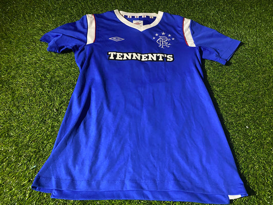 Glasgow Rangers Scotland Football Adult Womans Females Size 8 Diouf no17 Jersey