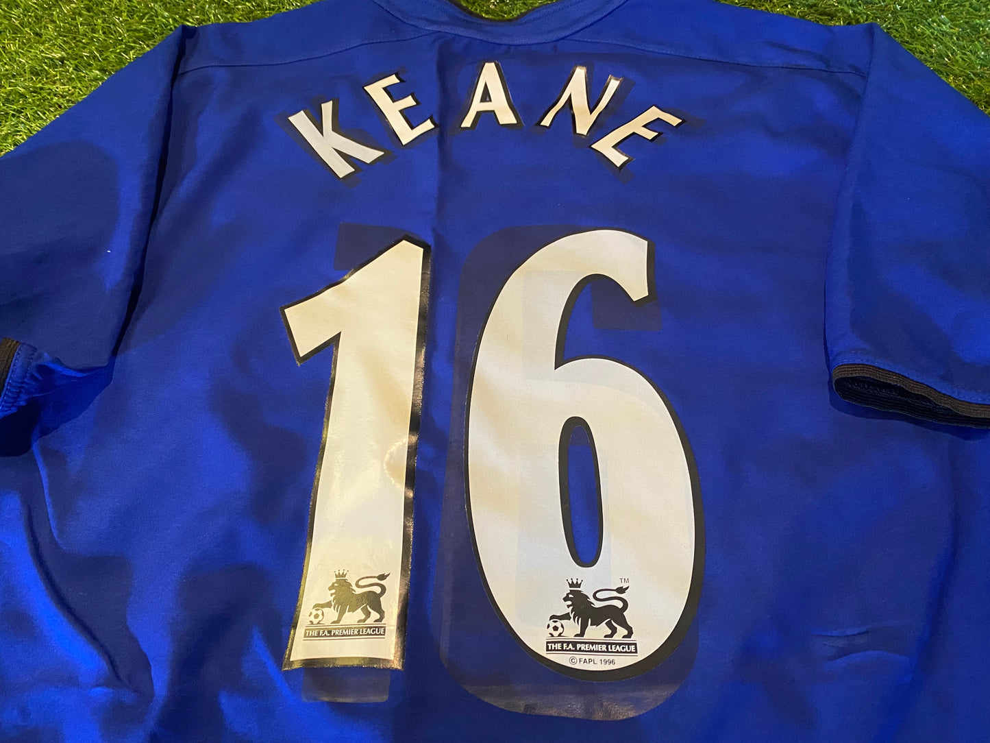 Manchester United Ireland Football Large Mans Rare Vintage Roy Keane no16 Nike Jersey