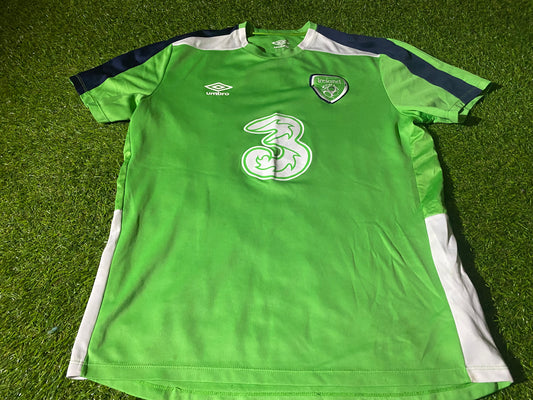 Republic of Ireland Irish Eire Football Soccer Large Mans Umbro Made Leisure Jersey