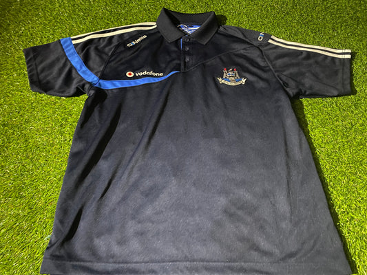 Co Dublin Eire Irish Eire Ireland GAA Gaelic Football Hurling Large Mans Polo Jersey