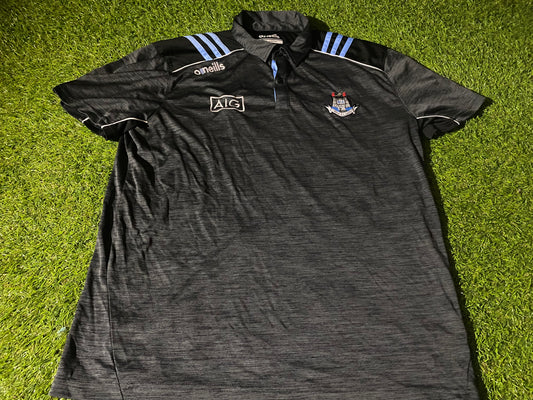 Co Dublin Eire Irish Eire Ireland GAA Gaelic Football Hurling Large Mans Polo Jersey