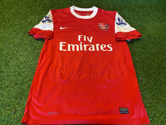 Arsenal England Football Soccer Medium Mans Nike Made v Persie no10 EPL Home Jersey