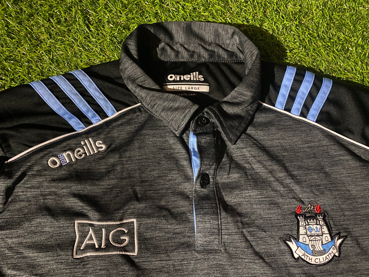 Co Dublin Eire Irish Eire Ireland GAA Gaelic Football Hurling Large Mans Polo Jersey