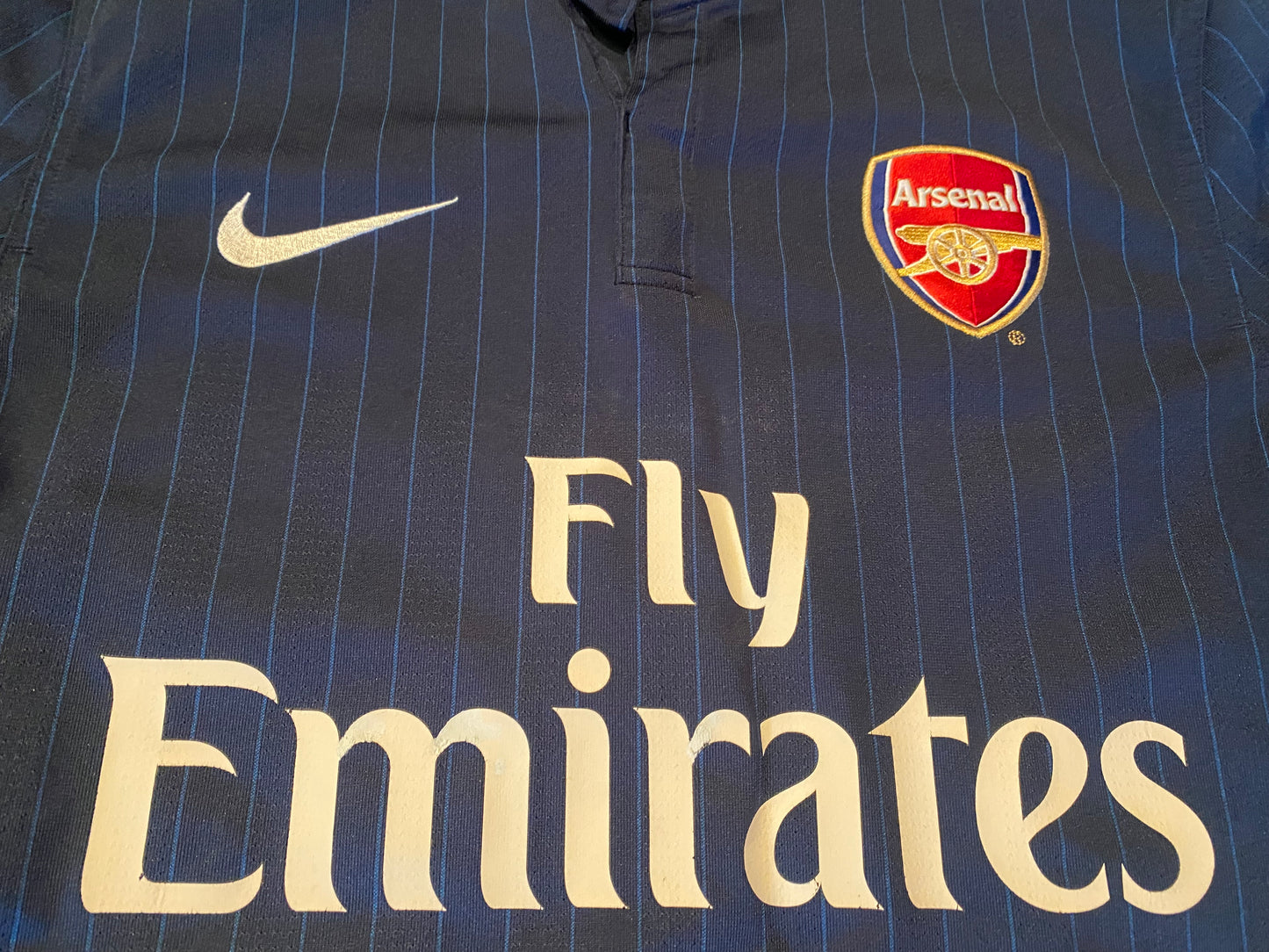 Arsenal England Football Soccer Medium Mans Nike Made Fabregas no4 EPL Away Jersey