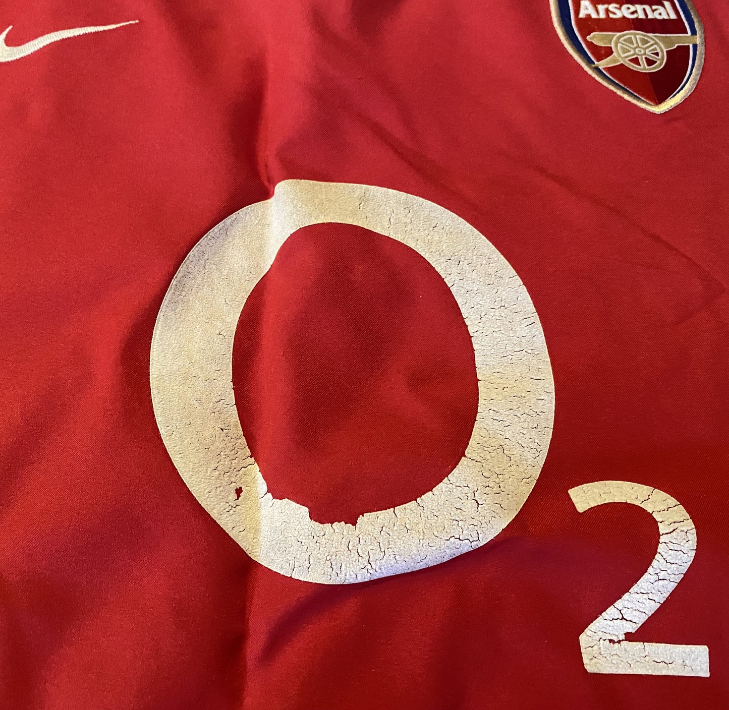 Arsenal England Football Soccer Small Mans Vintage Henry no14 FA Cup Final Home Jersey