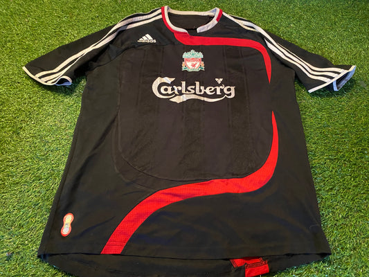 Liverpool England Football Soccer Medium Mans Rare 2008 Third/European Adidas Jersey