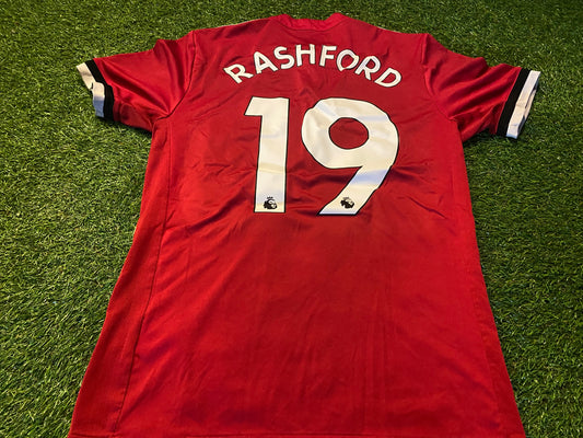 Manchester United England Soccer Football Small Mans Rashford no19 Adidas Home Jersey