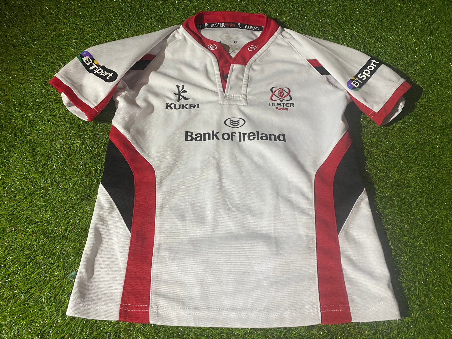 Ulster Northern Ireland Rugby Union Football Large Boys 10-11 Year Old Jersey