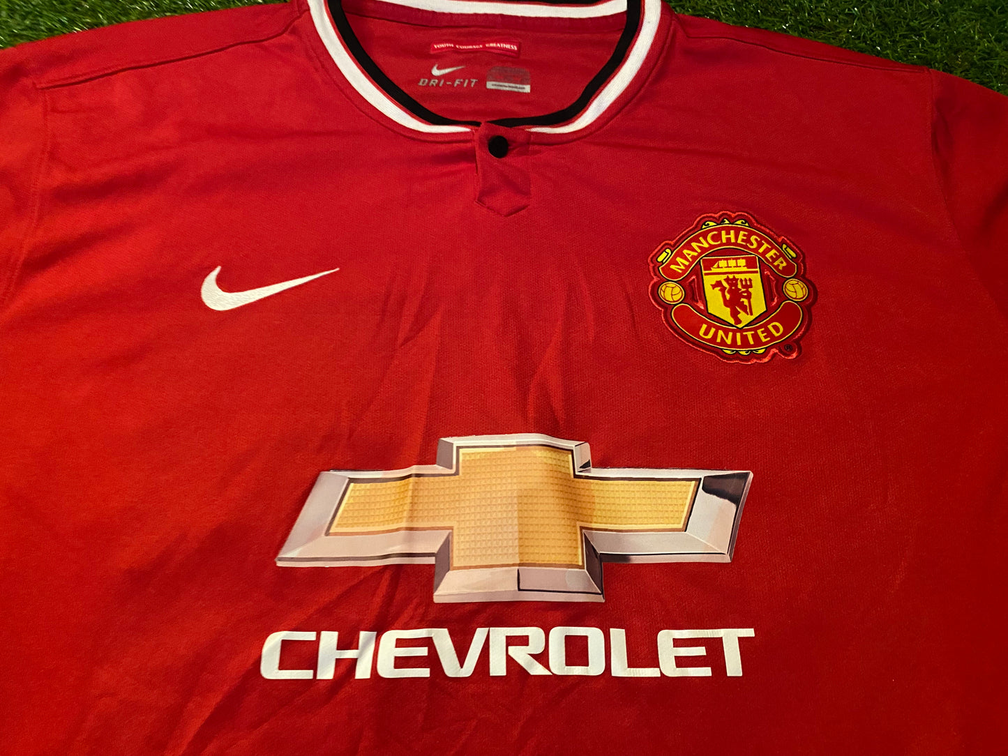 Manchester United England Soccer Football Big Massive XXXL 3XL Mans Nike Home Jersey