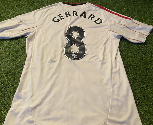 Liverpool England Football Soccer Medium Mans Steven Gerrard no8 EPL Adidas Jersey