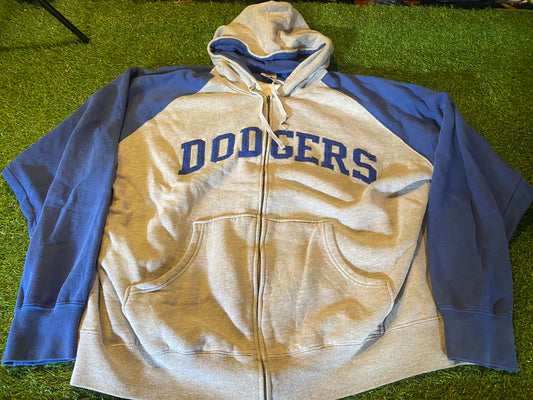 LA Dodgers MLB Baseball USA XXL 2XL Plus Mans Majestic Made Heavy Hoody Hooded Top