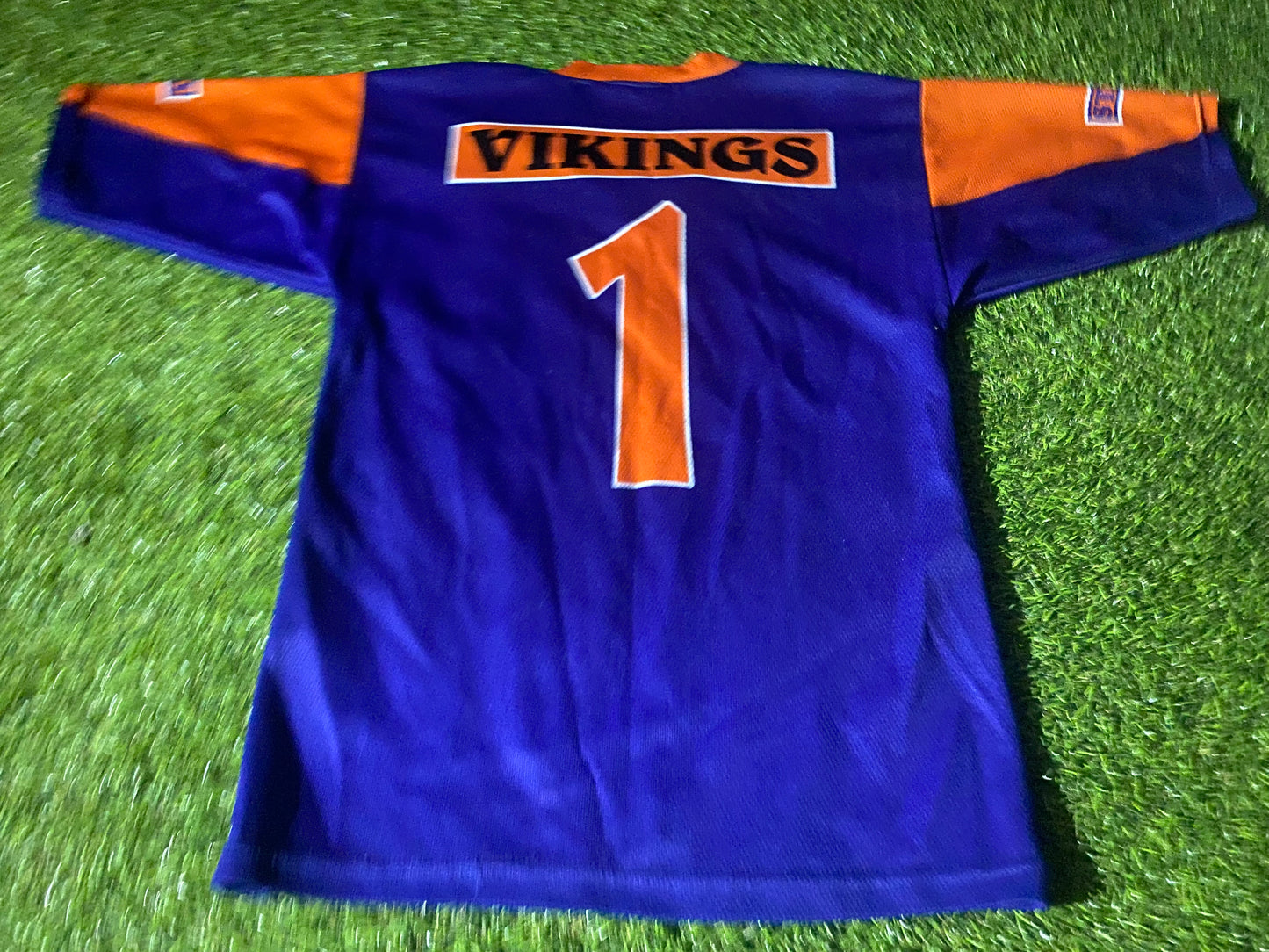 Holderness Vikings England Rugby League Football Large Boys 10-12 Year Vintage Jersey