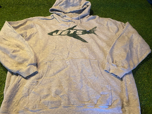 NY New York Jets USA NFL American Football Big XXL 2XL Mans Reebok Hooded Hoody Top