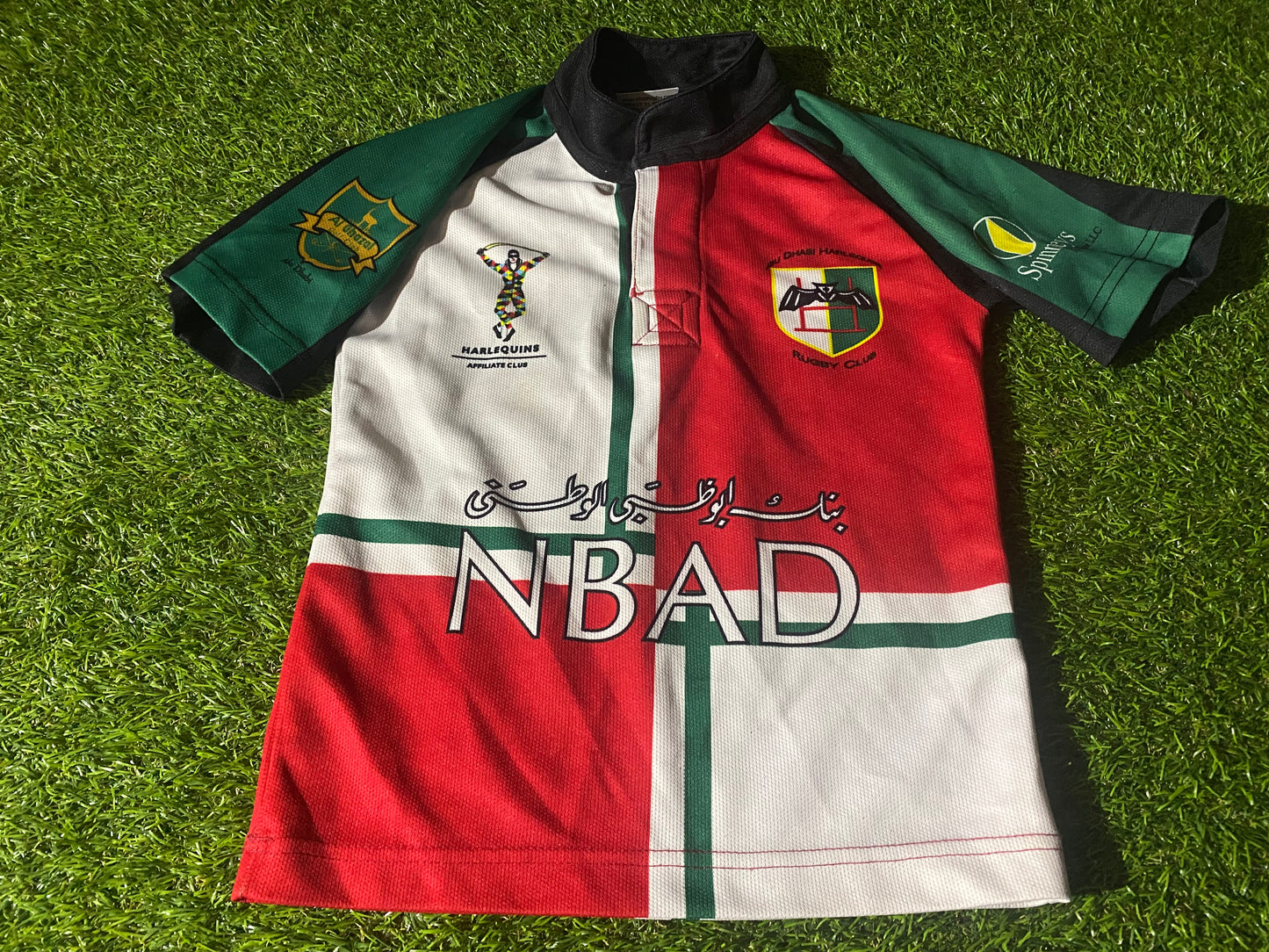 Abu Dhabi Harlequins Rugby Union XS Boys 5-6 Year Old Jersey