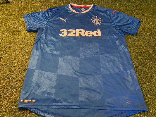 Glasgow Rangers Scotland Ulster Football Large Mans Puma Made Home Jersey