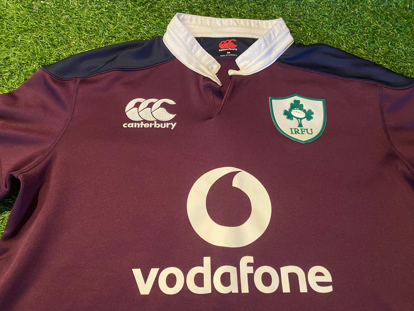 Ireland IRFU Eire Irish Rugby Union Football Medium Mans CCC Made Jersey