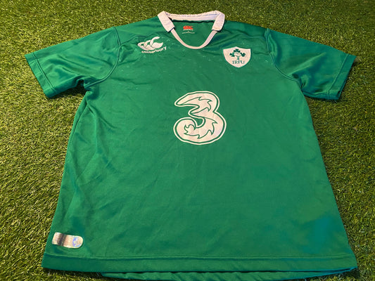 Ireland IRFU Eire Irish Rugby Union Football Large Mans CCC Made Home Jersey