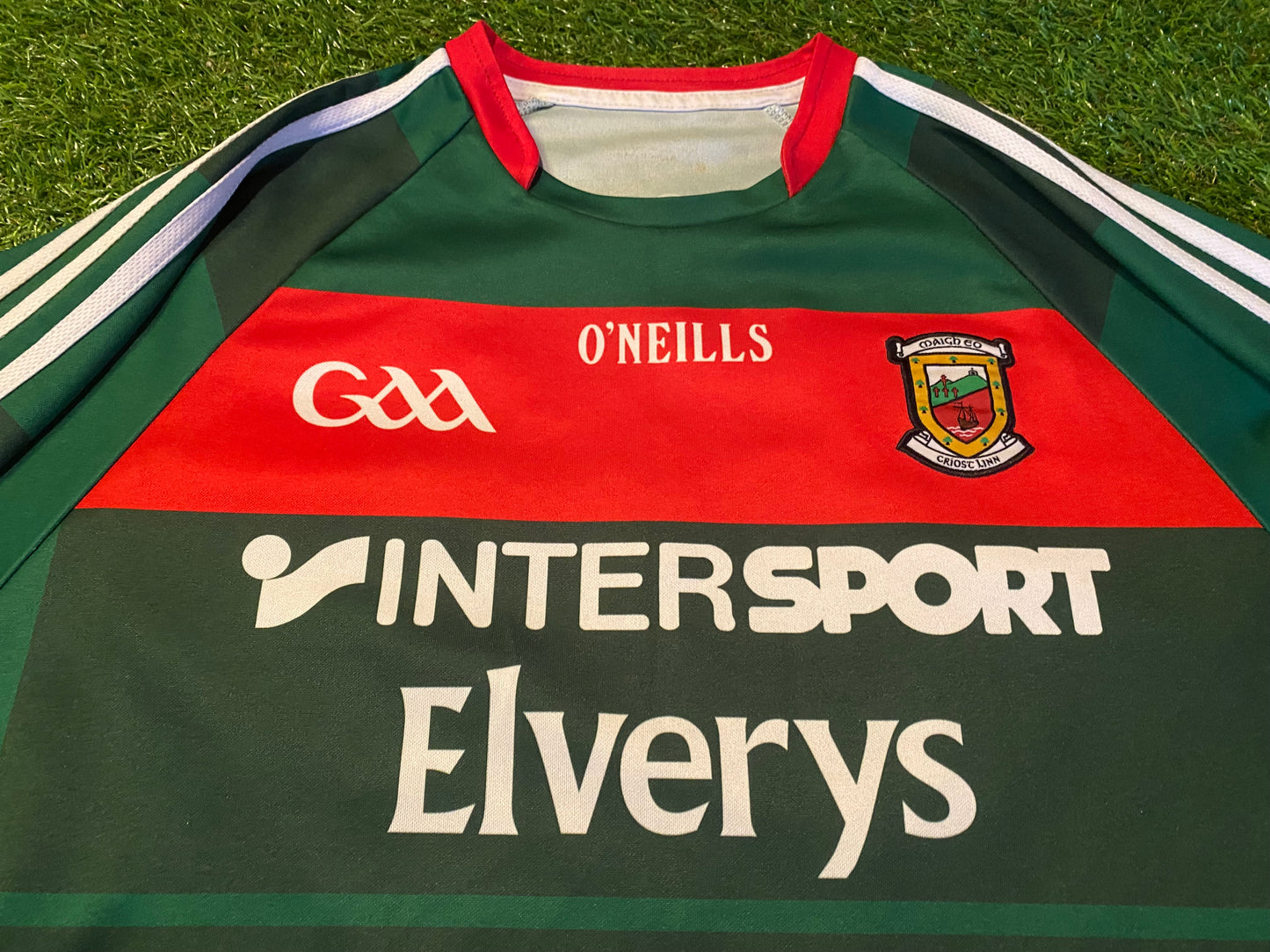 Co Mayo GAA Ireland Eire Hurling Gaelic Football Medium Mans Tight Fit Player Issue Jersey