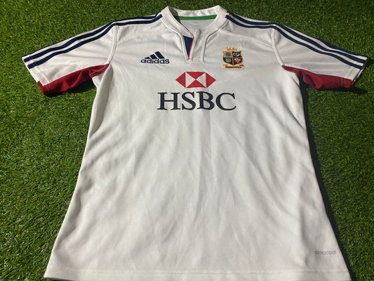 British & Irish Lions Rugby Union Football Medium Mans 2013 Adidas Tour of Australia Rare Jersey