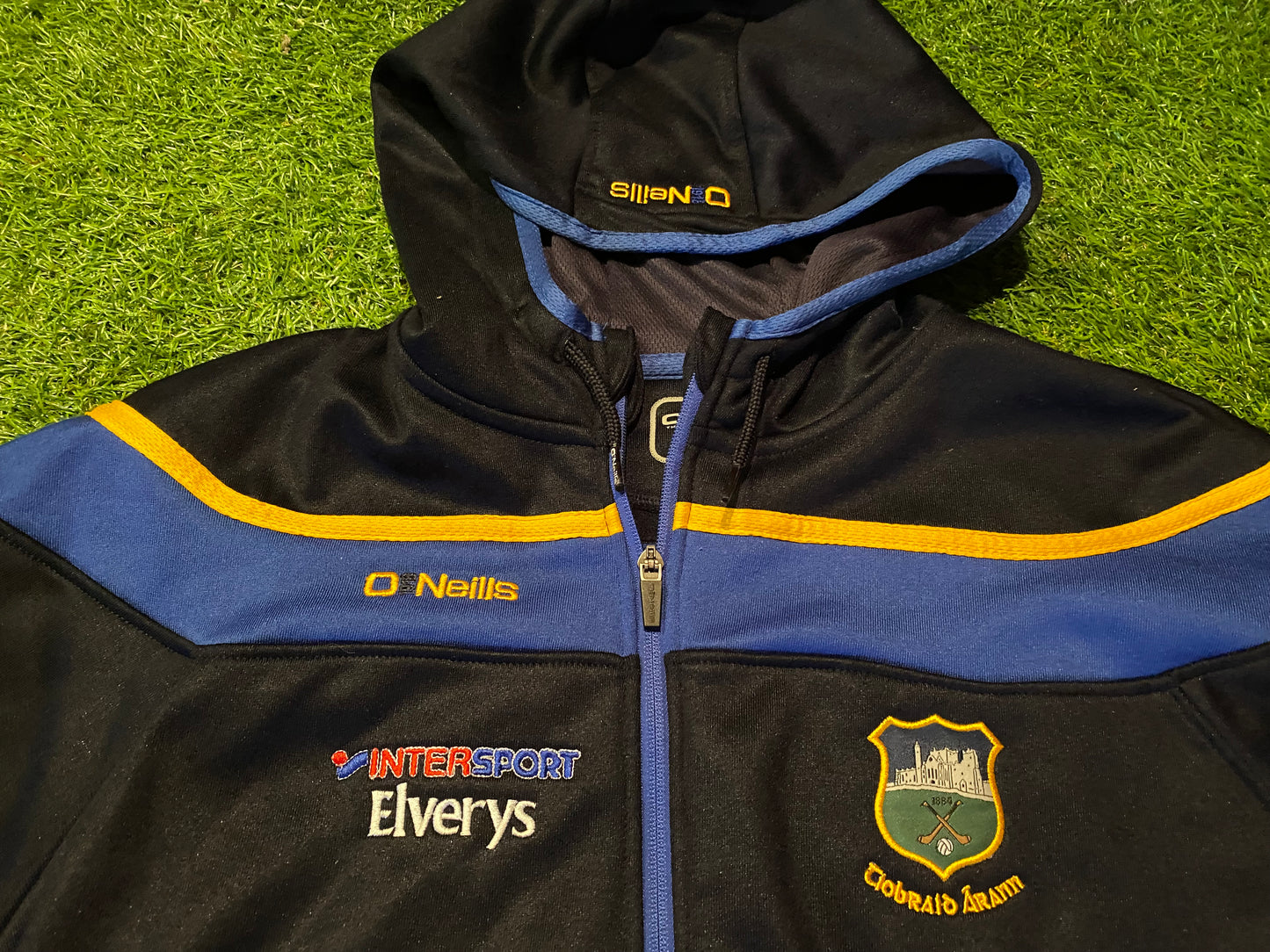 Co Tipperary Hurling GAA Gaelic Football Large Boys 10-11 Year Old Hoody Hooded Top