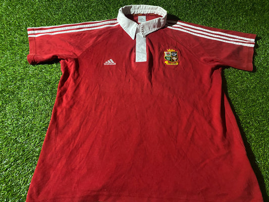 British & Irish Lions Rugby Union Football Large Mans Vintage Heavier Cotton Made Jersey