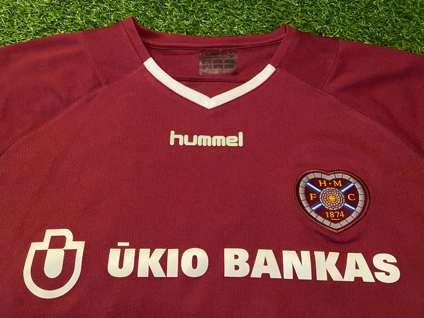 Herats Heart of Midlothian Scotland Scottish Football Big XXL 2XL Mans Home Jersey