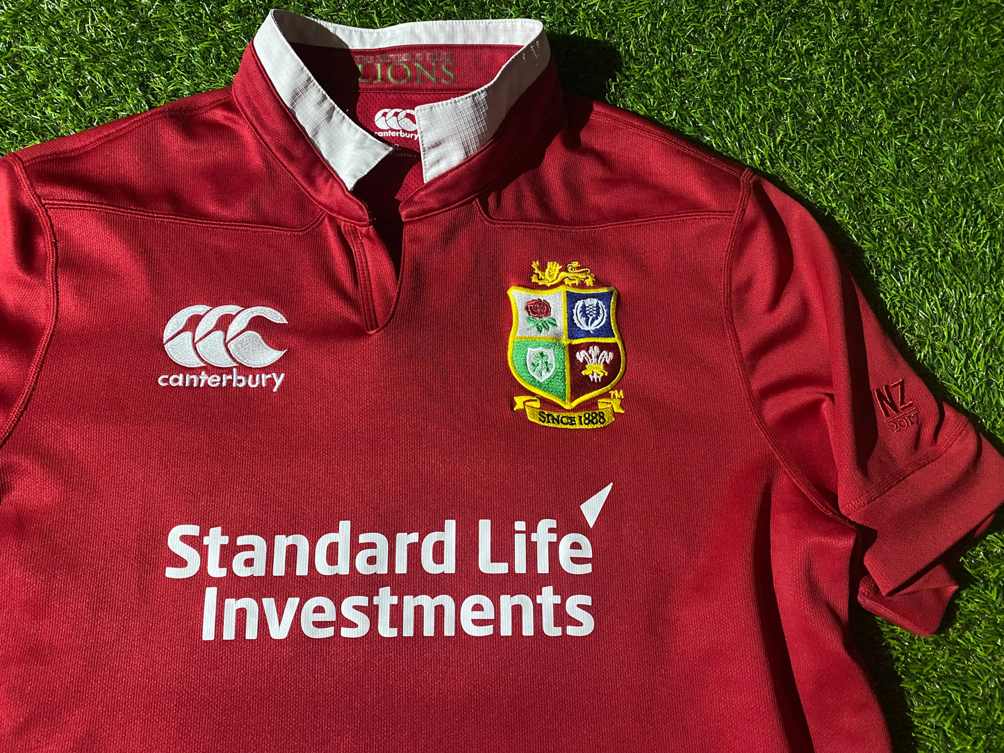 British & Irish Lions Rugby Union Football XL Extra Large Mans 2017 CCC Tour of New Zealand Jersey