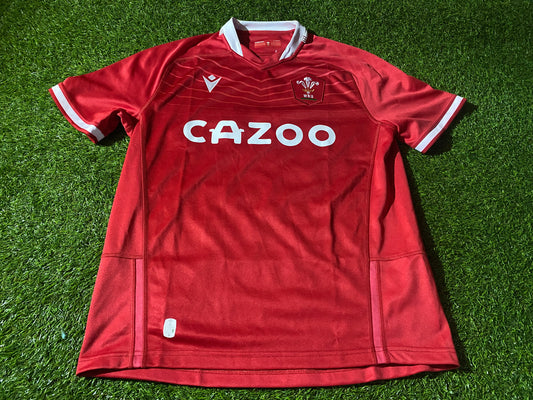 Wales Welsh Cymru Rugby Union Football Large Mans Macron Made Home Jersey