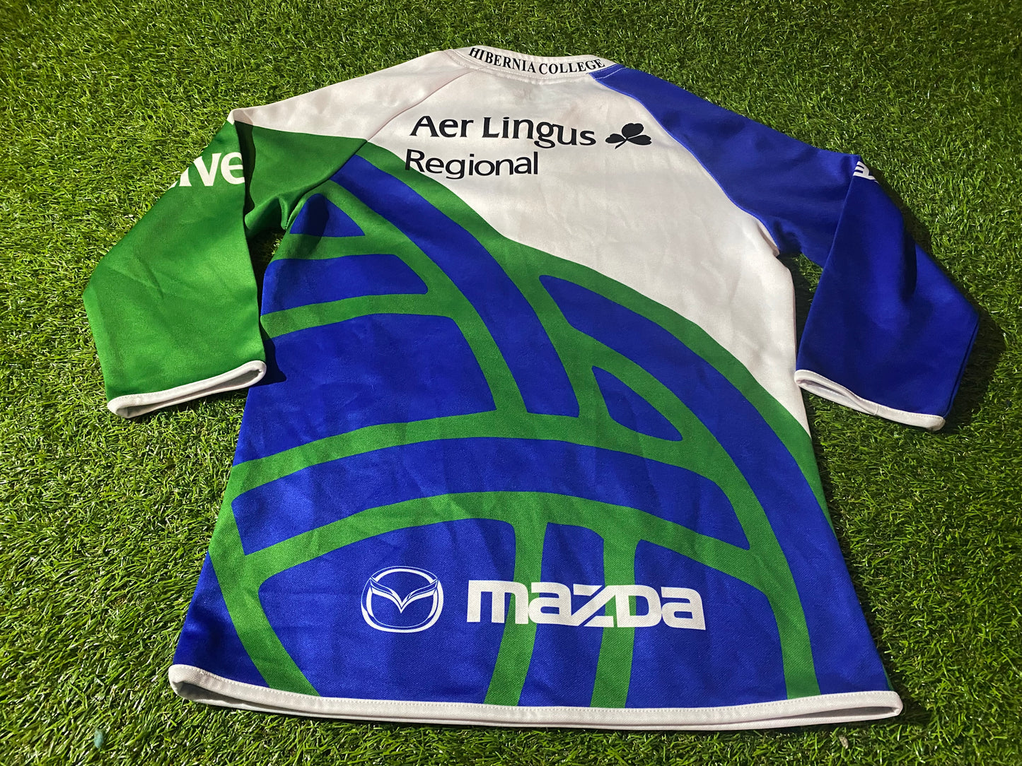 Connacht Eire Irish Rugby Union Football Womans Size 10-12 Rugby Tech Made Jersey