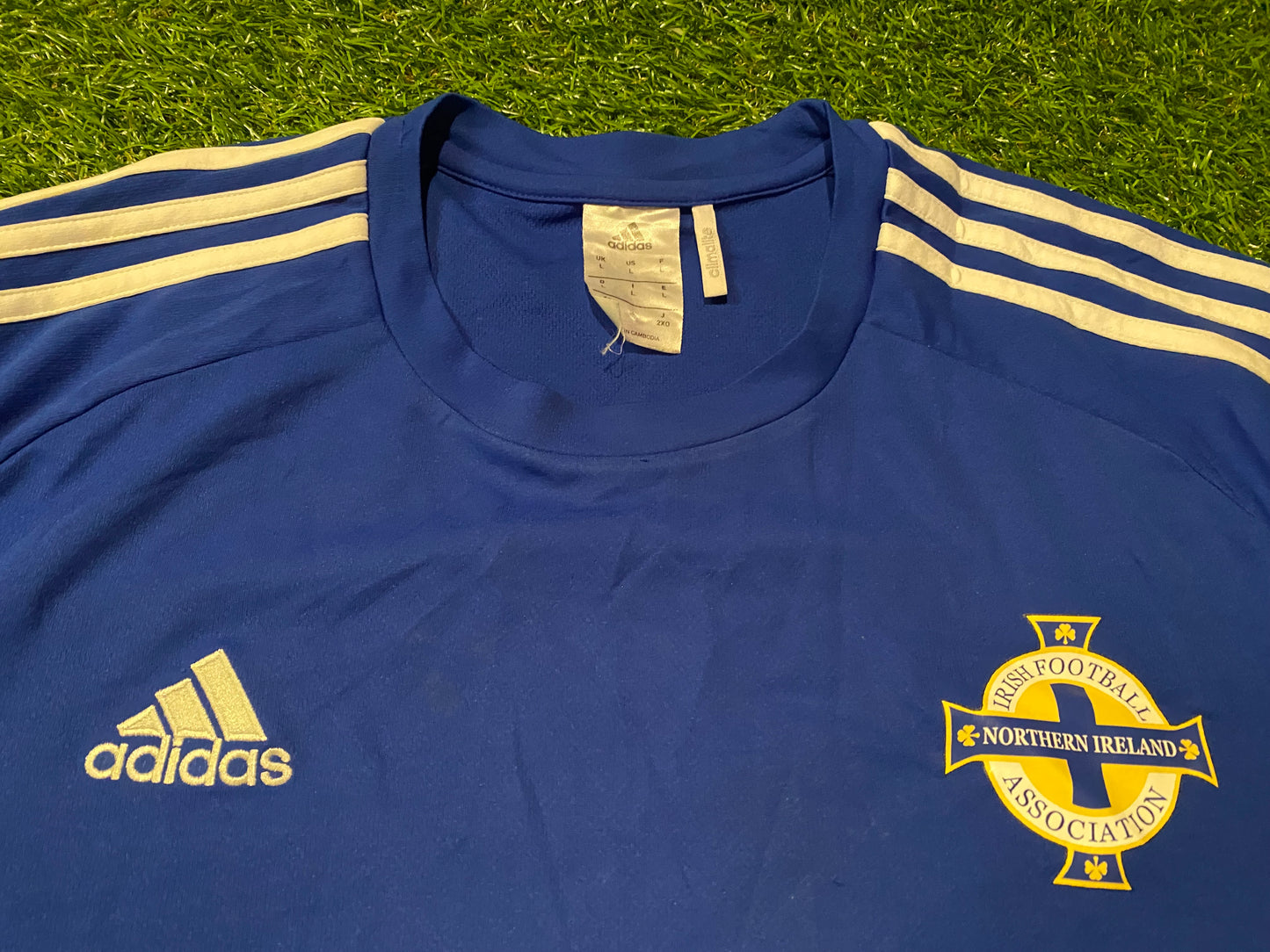 Northern Ireland Football Ulster GAWA Large Mans Adidas Lighter Training / Shirt / Jersey